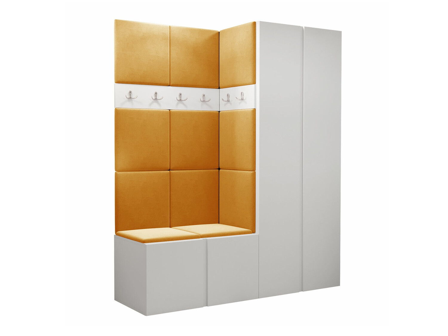 Set za hodnik Pinis III (Bijela)