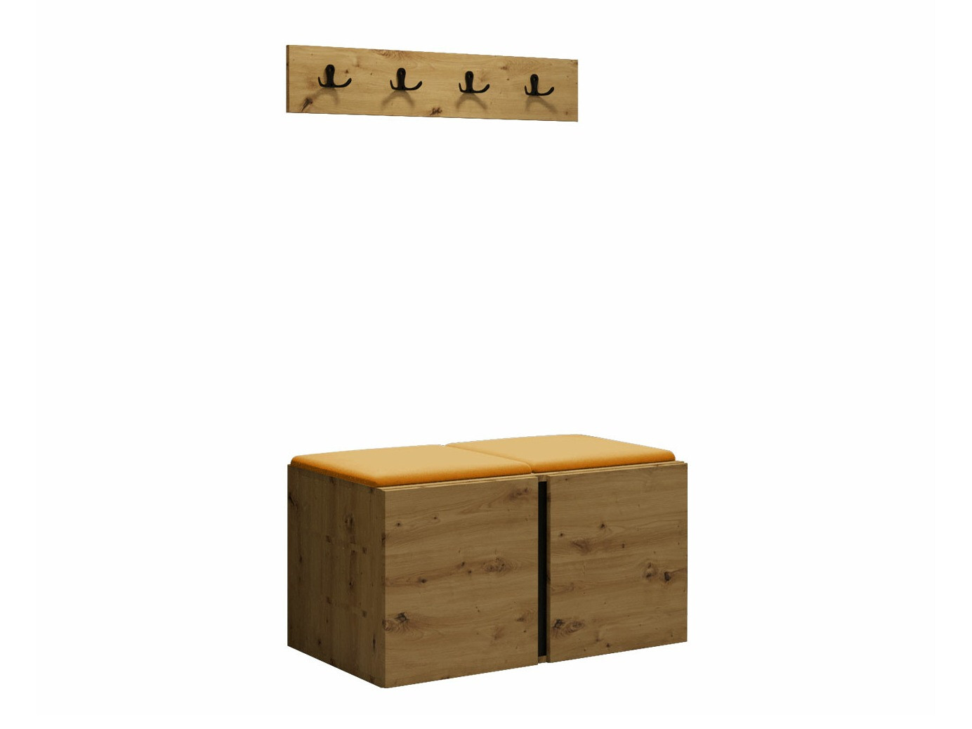 Set za hodnik Pinis VI (Hrast Artisan)