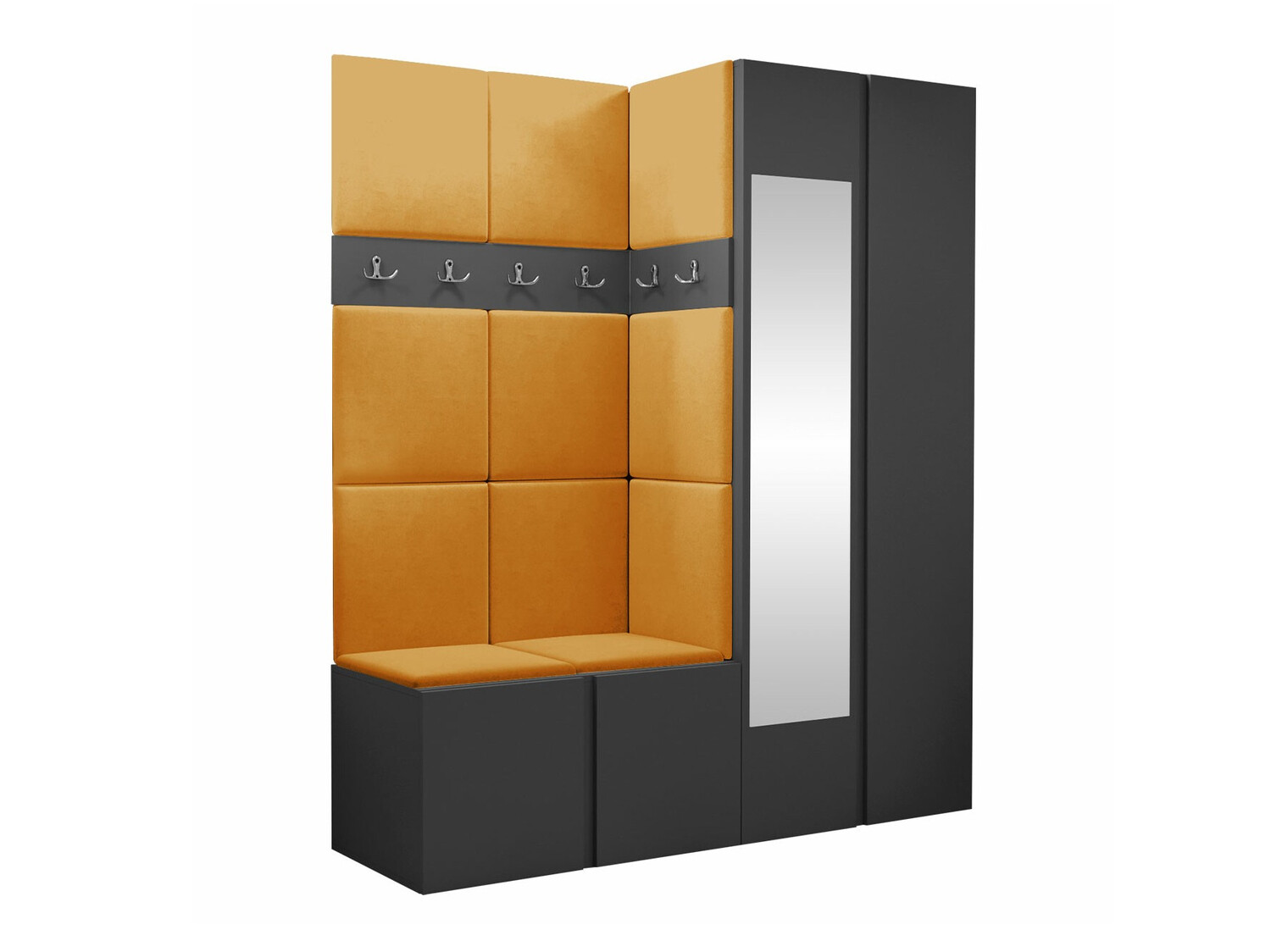 Set za hodnik Pinis X (Grafit)