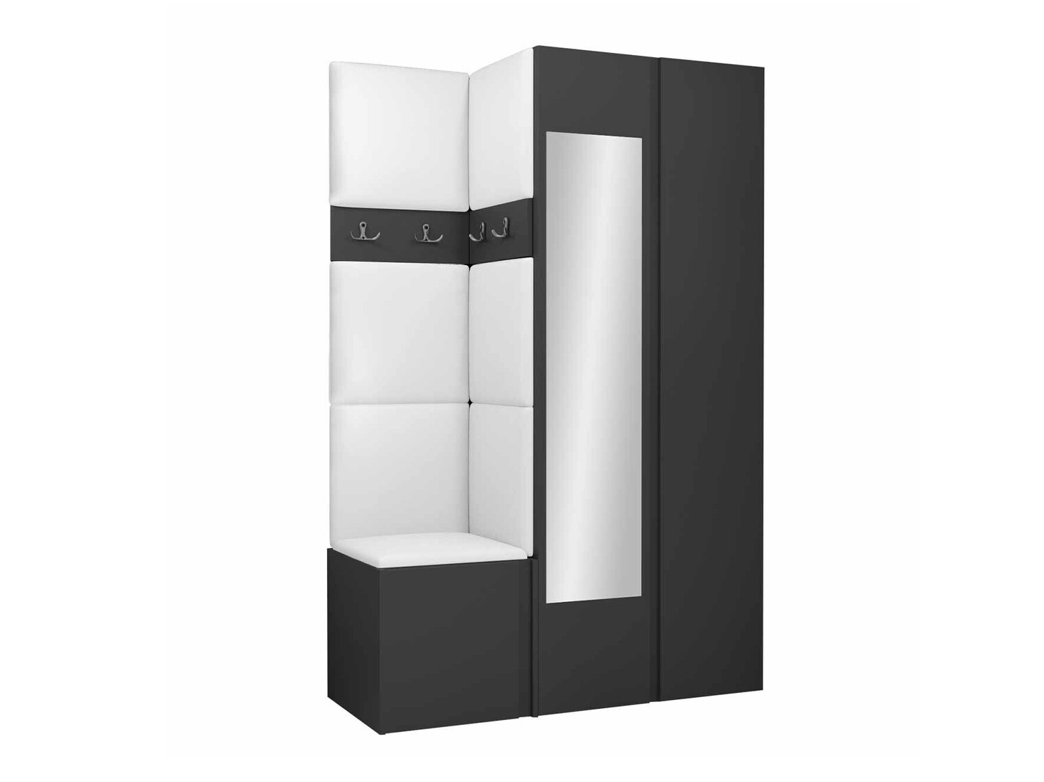 Set za hodnik Pinis XXVI (Grafit)