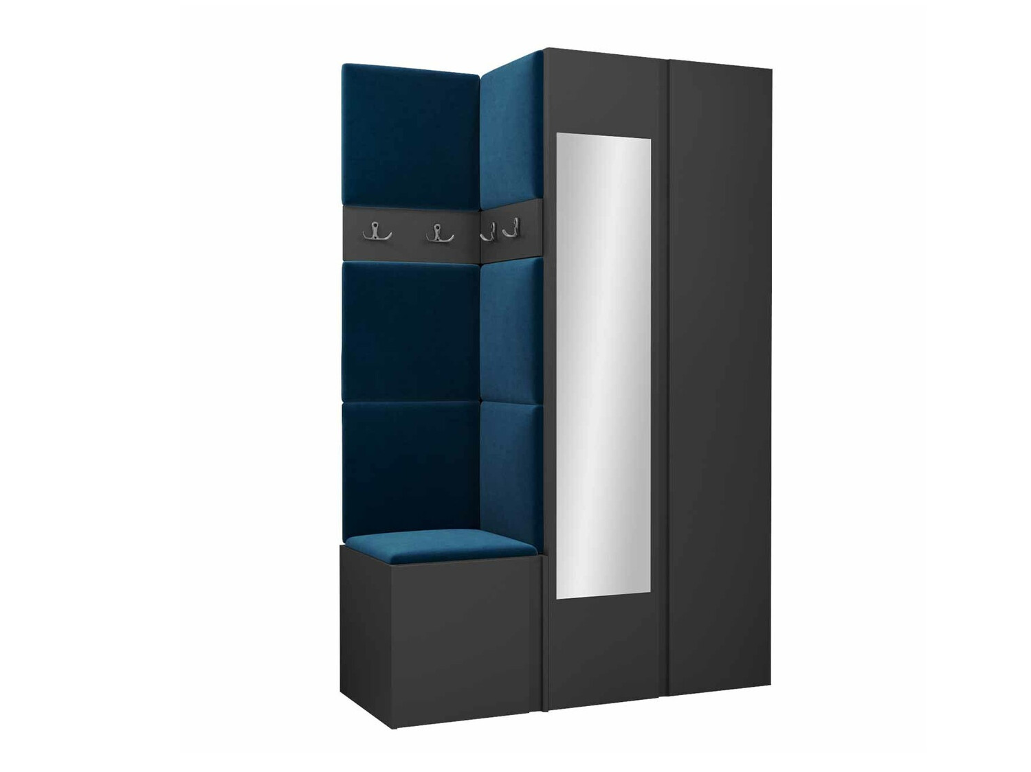 Set za hodnik Pinis XXVI (Grafit)