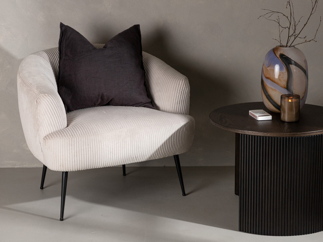 Fotelja Dallas 3172 (Bež + Crna)