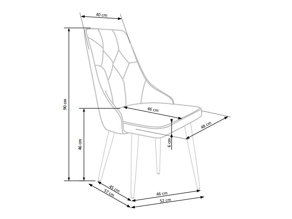 Stolica Houston 873 (Tamnozelena)