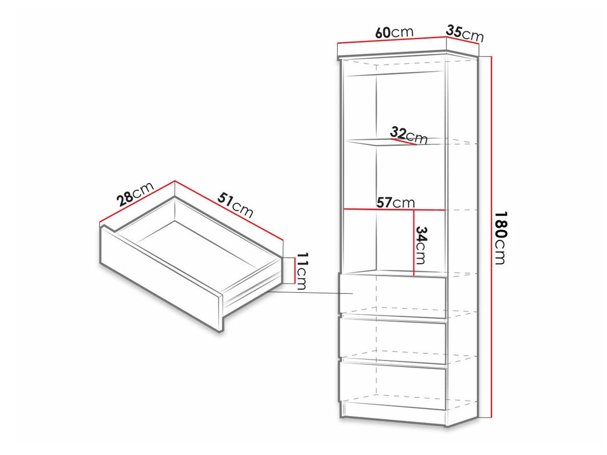 Polica Comfivo Gallus (Sonoma hrast)