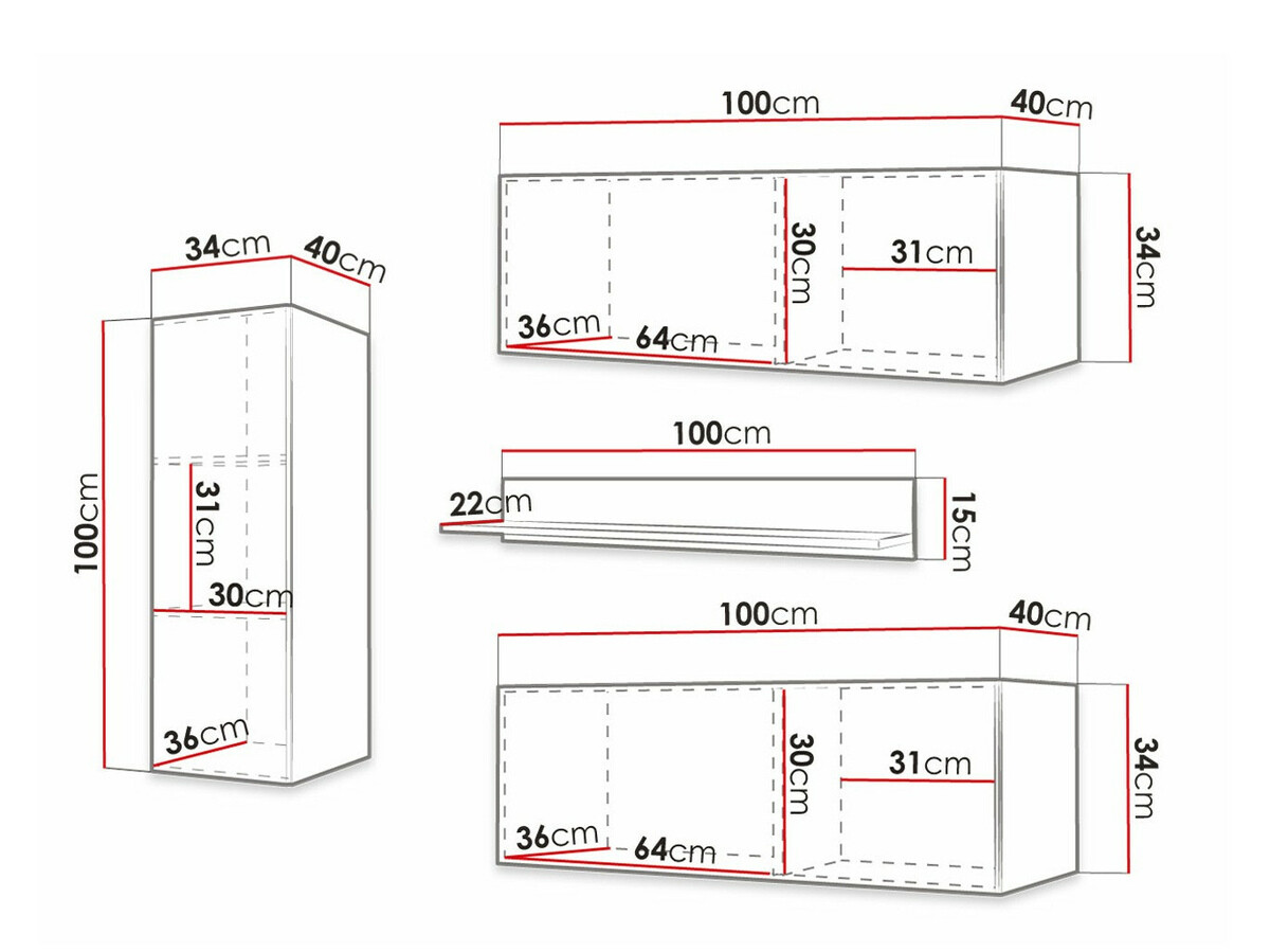 Set za dnevni boravak Anulio III (Bijela)