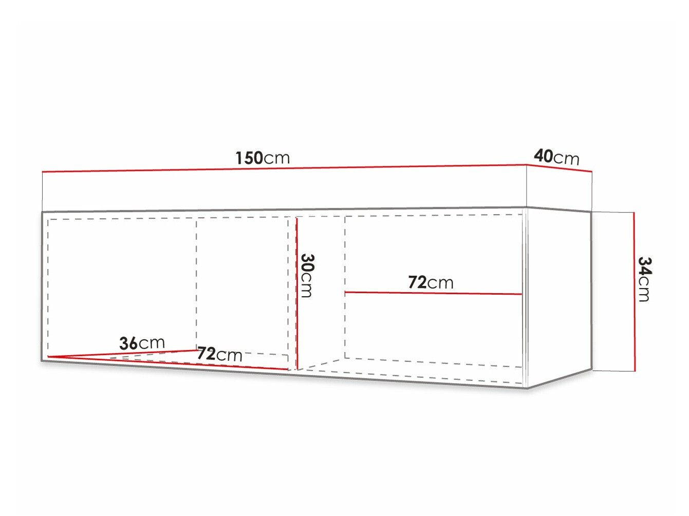 TV stol Elblaru 106 (Crna)