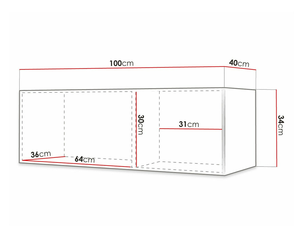 TV stol Elblaru 116 (Bijela)