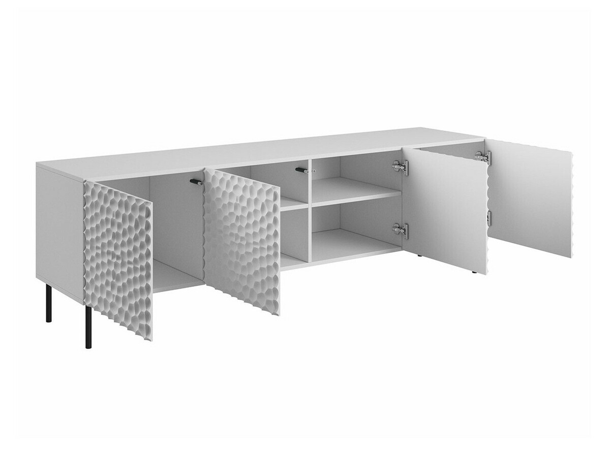 TV stol Charlotte 171 (Crna + Zlatna)