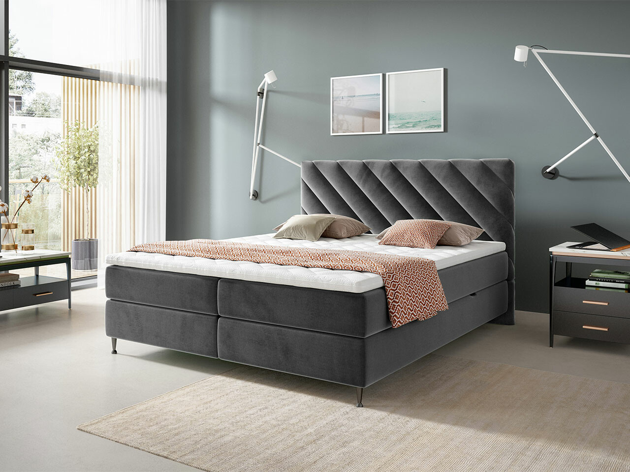 Boxspring krevet ComfiDream 176 (Fresh 32)