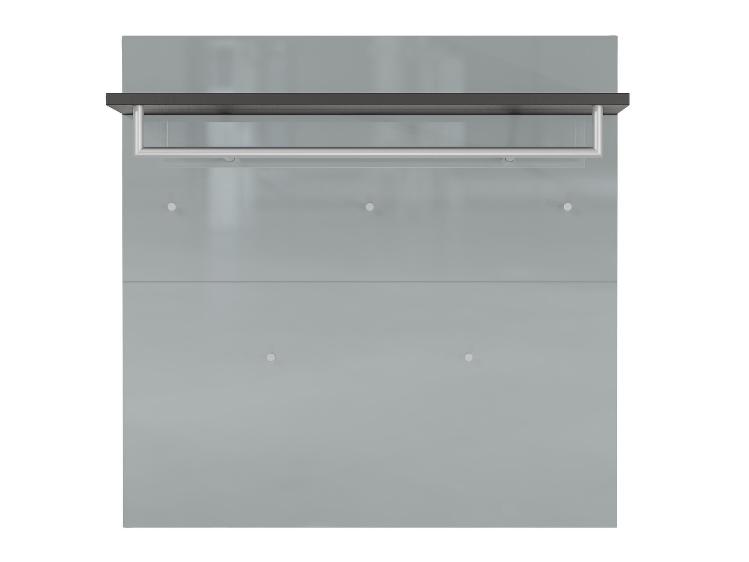 Vješalica Fivsori 107 (Sjajno siva + Grafit)