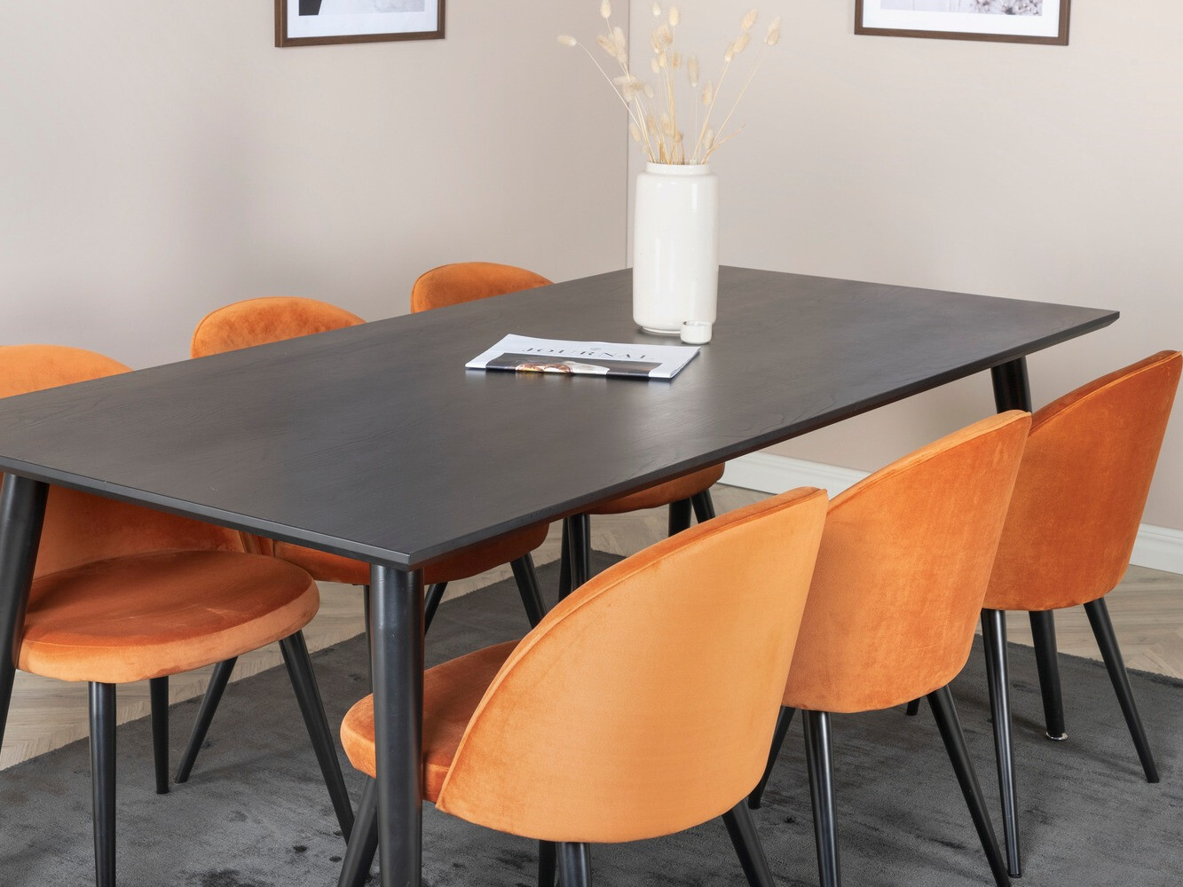 Blagovaonski set Dallas 1335 (Narančasta + Crna)