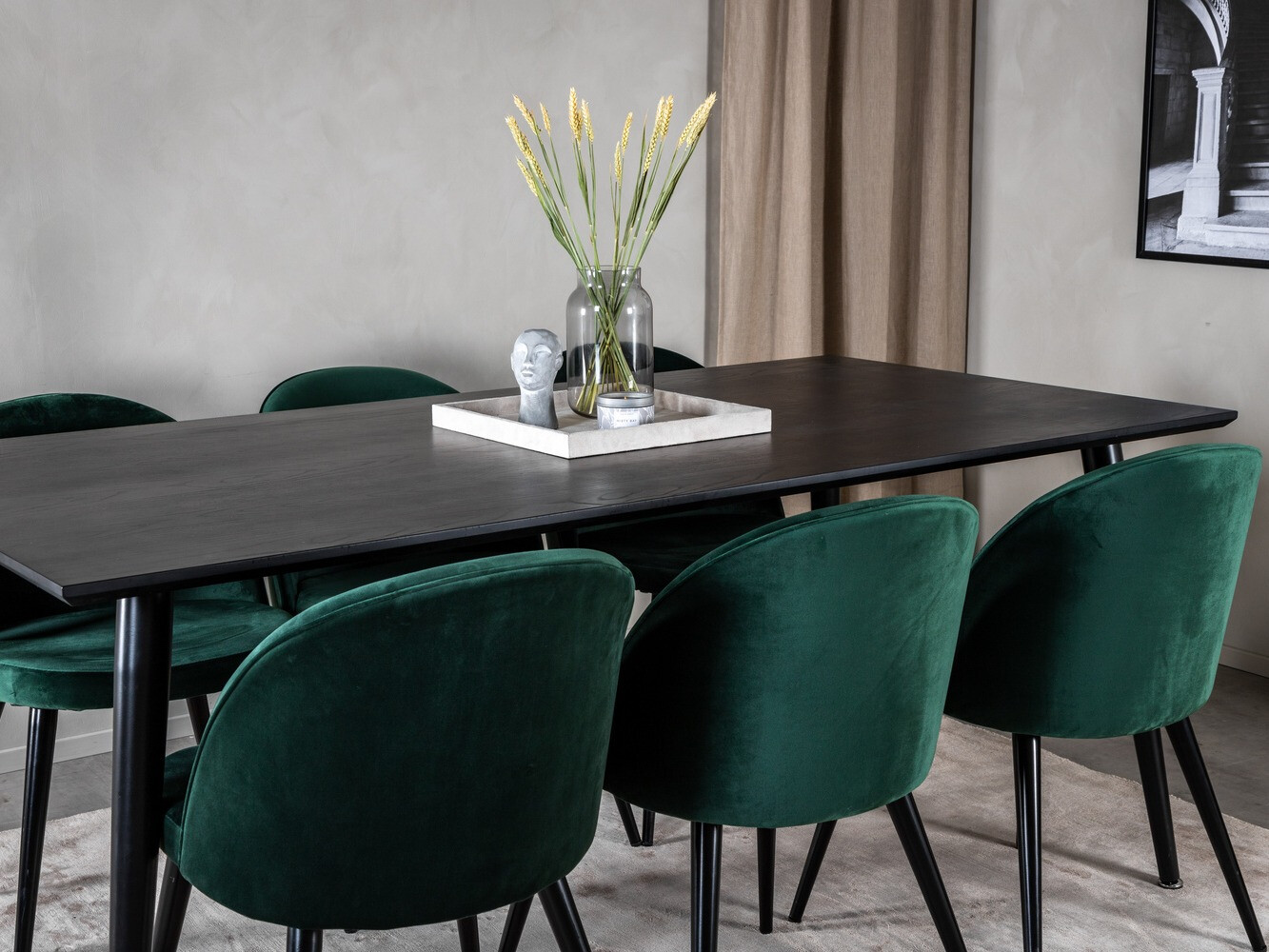 Blagovaonski set Dallas 1335 (Zelena + Crna)