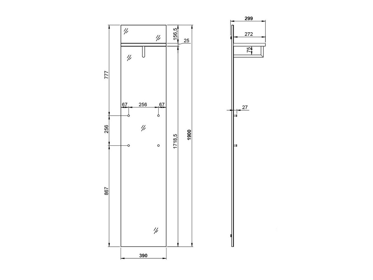 Vješalica Flofloi 102
