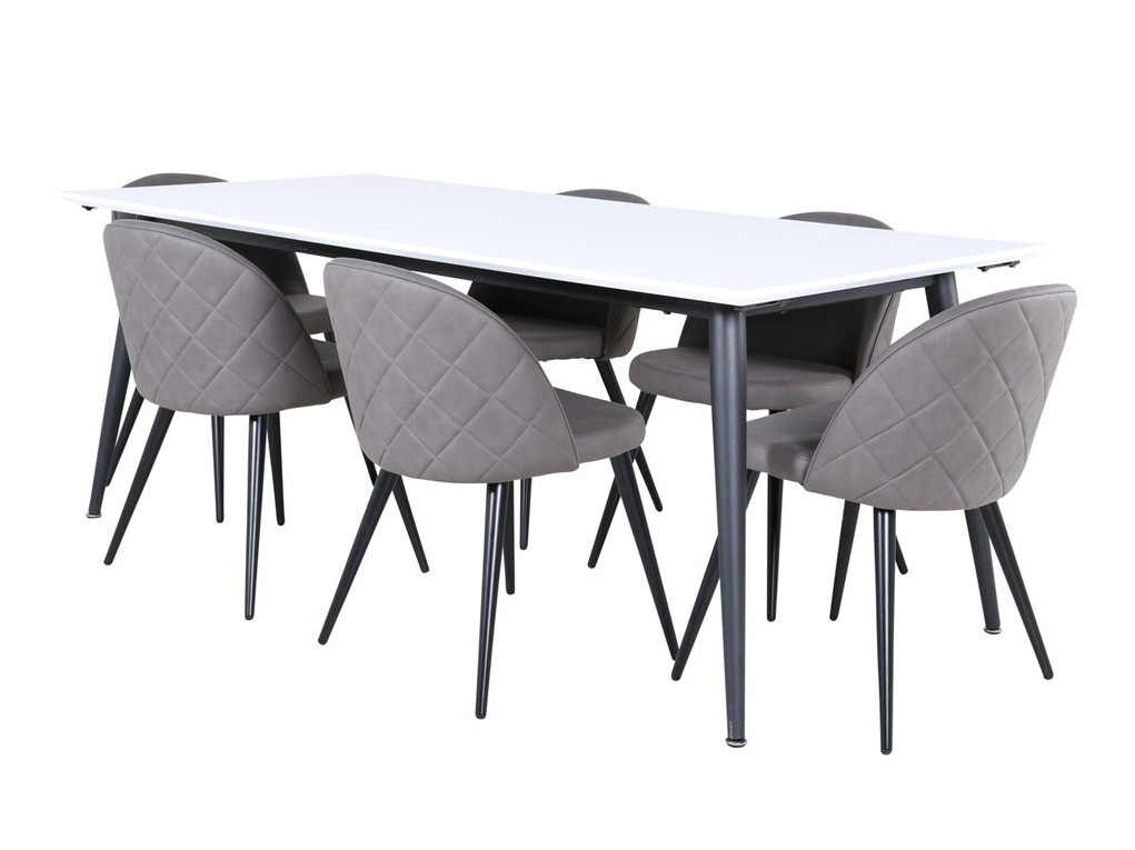 Blagovaonski set Dallas 3303 (Crna + Siva)