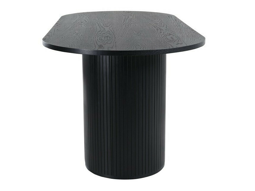 Blagovaonski set Dallas 3314 (Crna + Svijetlo smeđa)