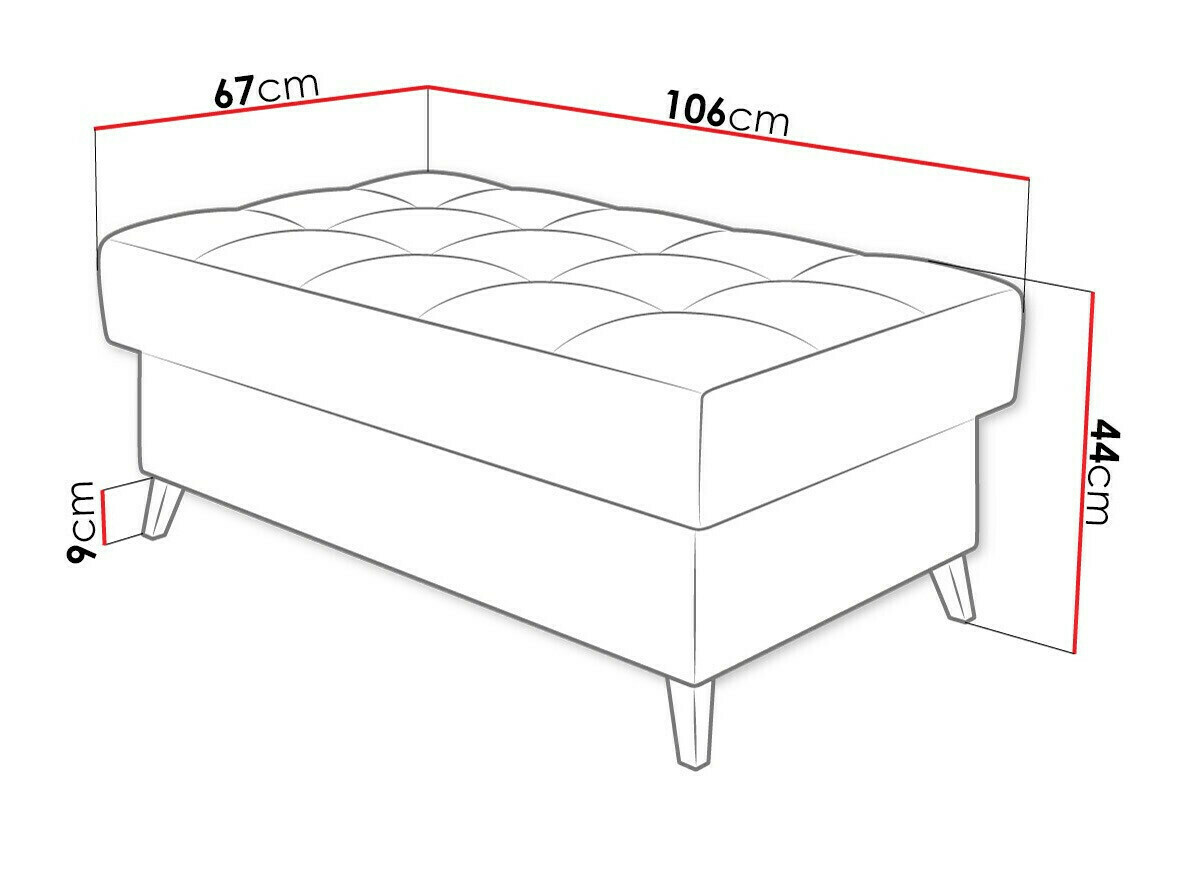 Tapecirana klupa Comfivo Agnus (Sorriso 22)