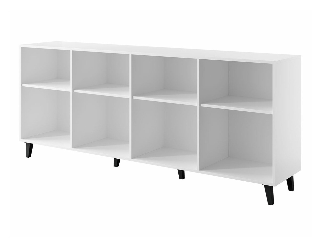 Ormarić Charlotte 180 (Bijela + Crna)