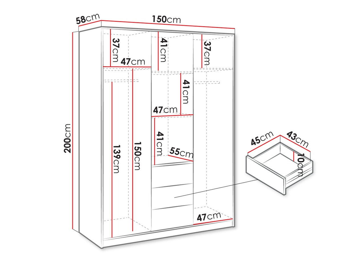 Ormar Collis IV (Bijela)