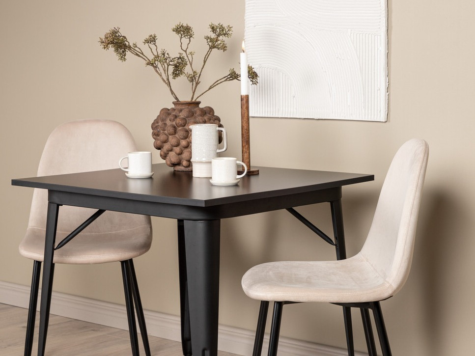 Blagovaonski set Dallas 3353 (Crna + Bež)