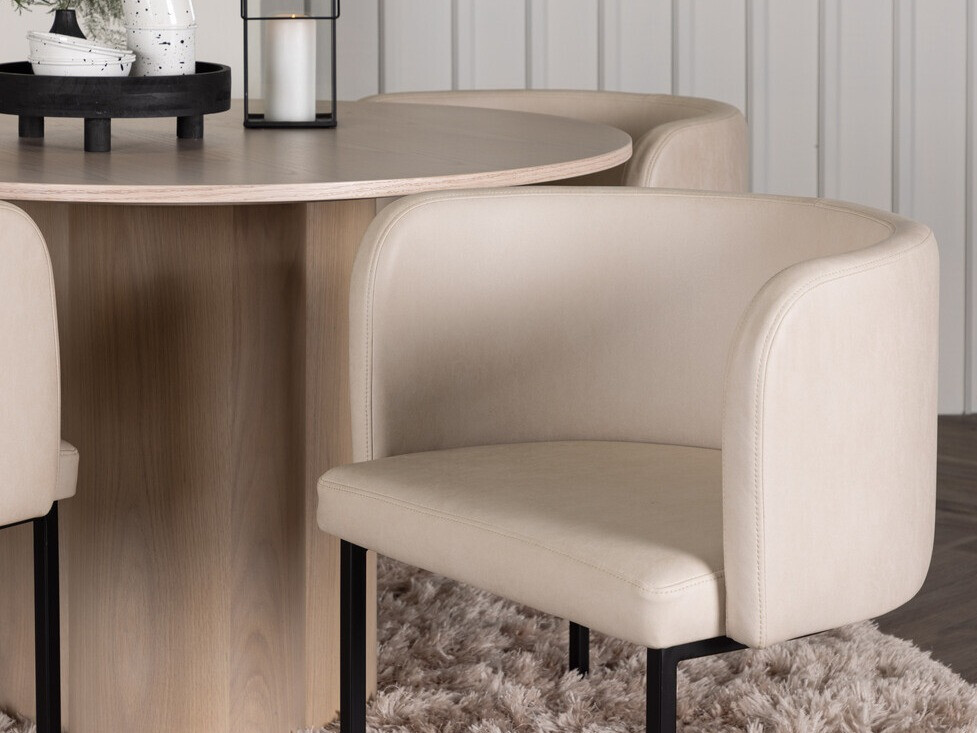 Blagovaonski set Dallas 3986 (Svijetlo drvo)