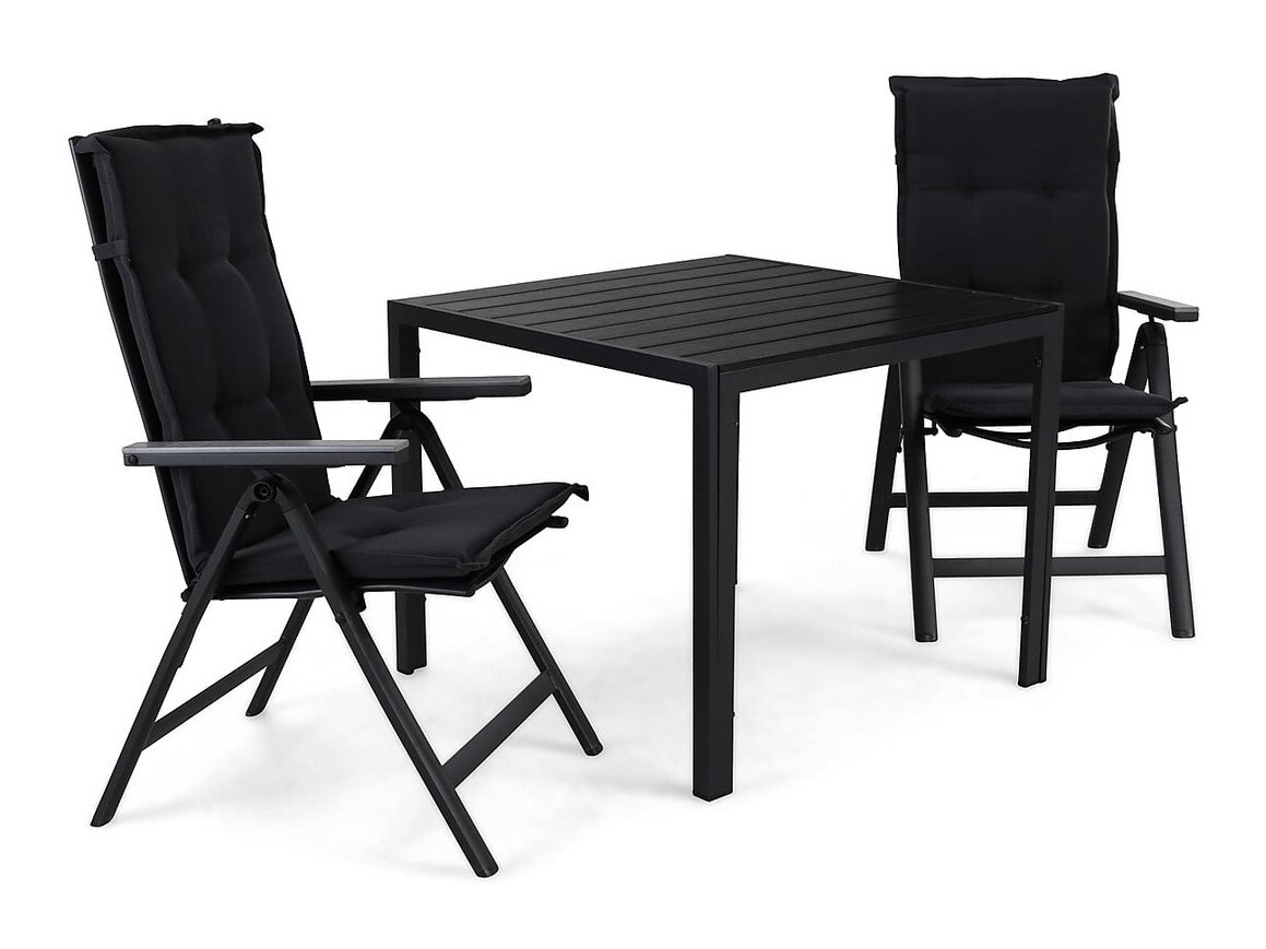 Set stola i stolica Comfort Garden 1535 (Crna)