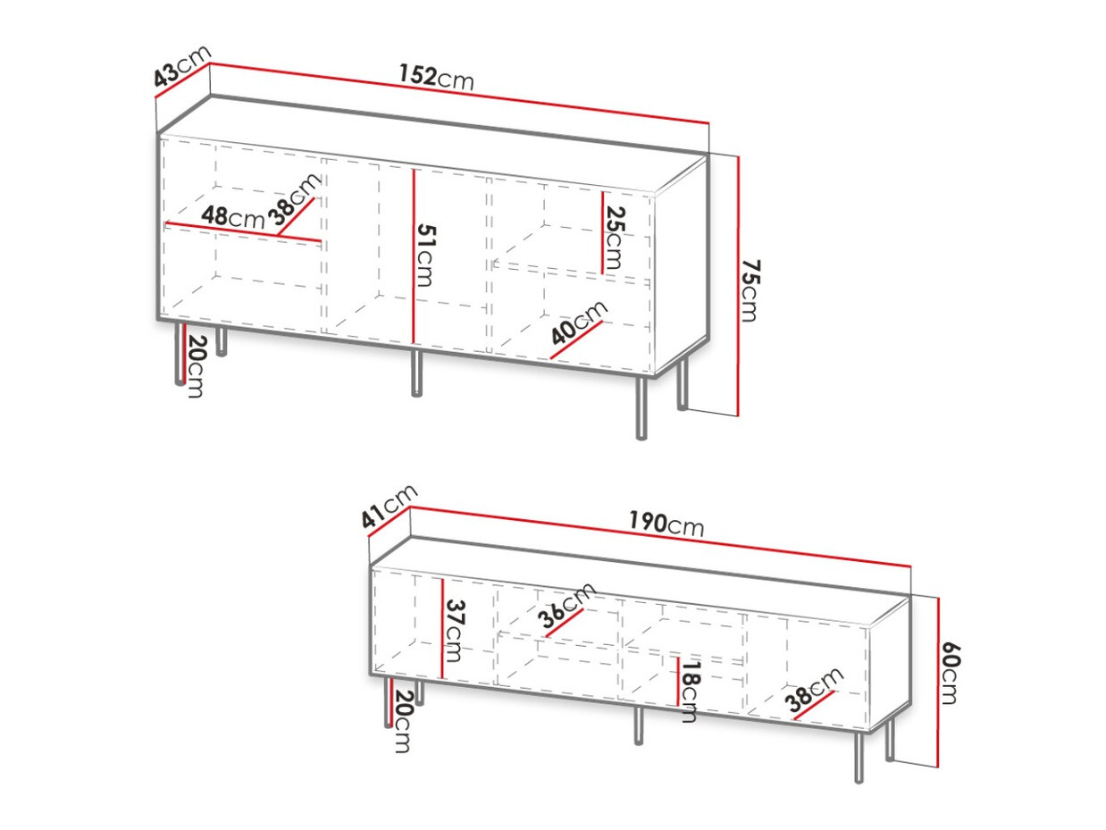 Set za dnevni boravak Lorelbo 104 (Crna + Zlatna)