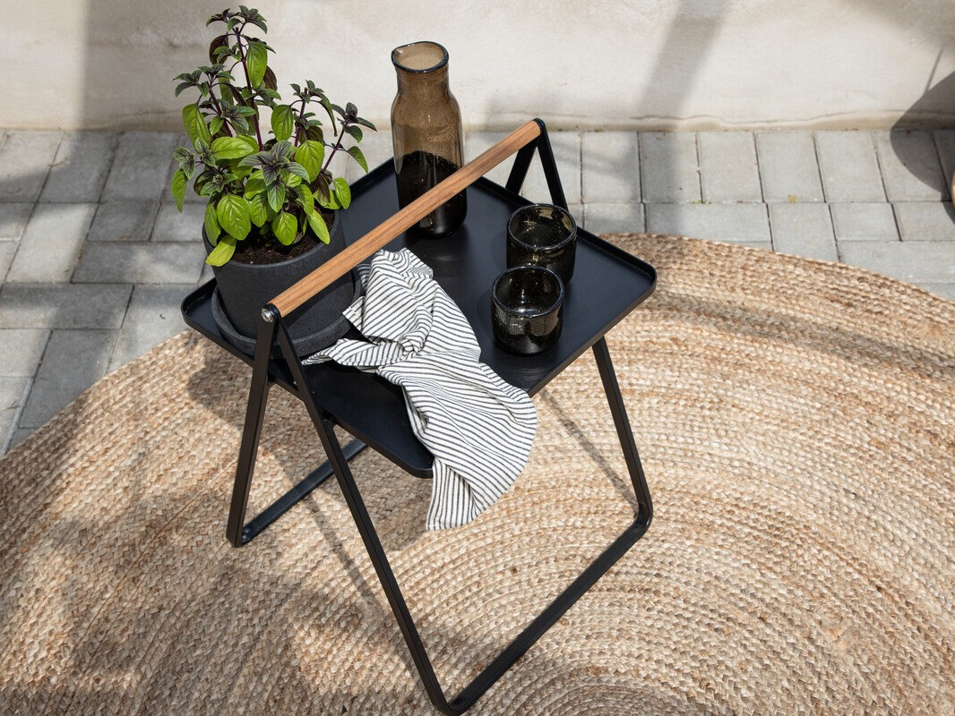 Vrtni stolić za kavu Dallas 3467 (Crna)