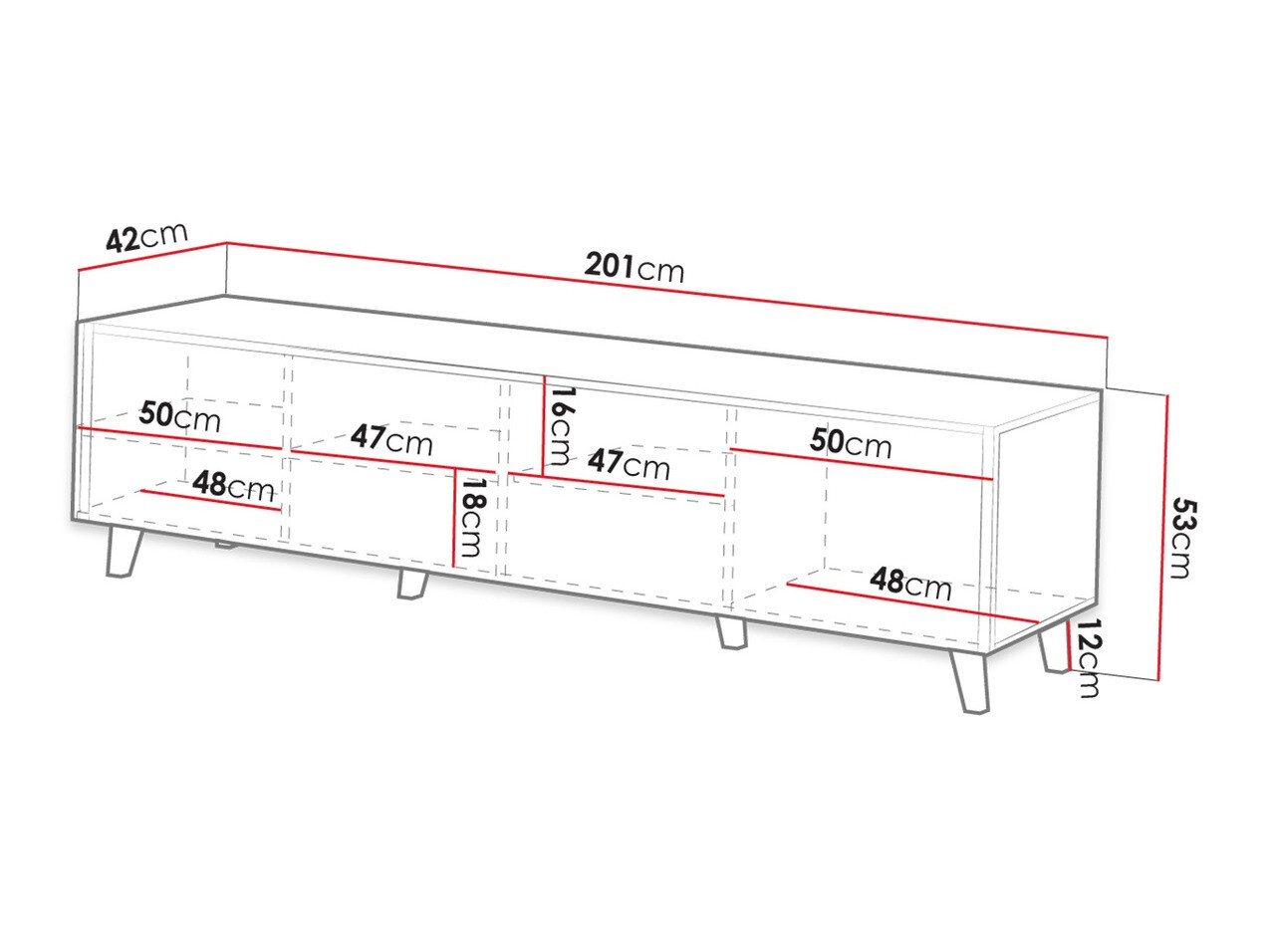 TV stol Comes I (Hrast Wotan)