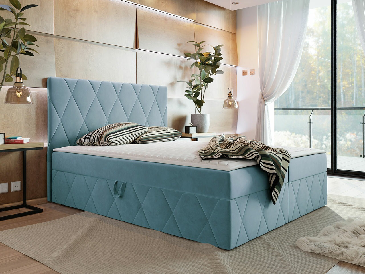 Boxspring krevet Comfivo 225 (Magic Velvet 2260)