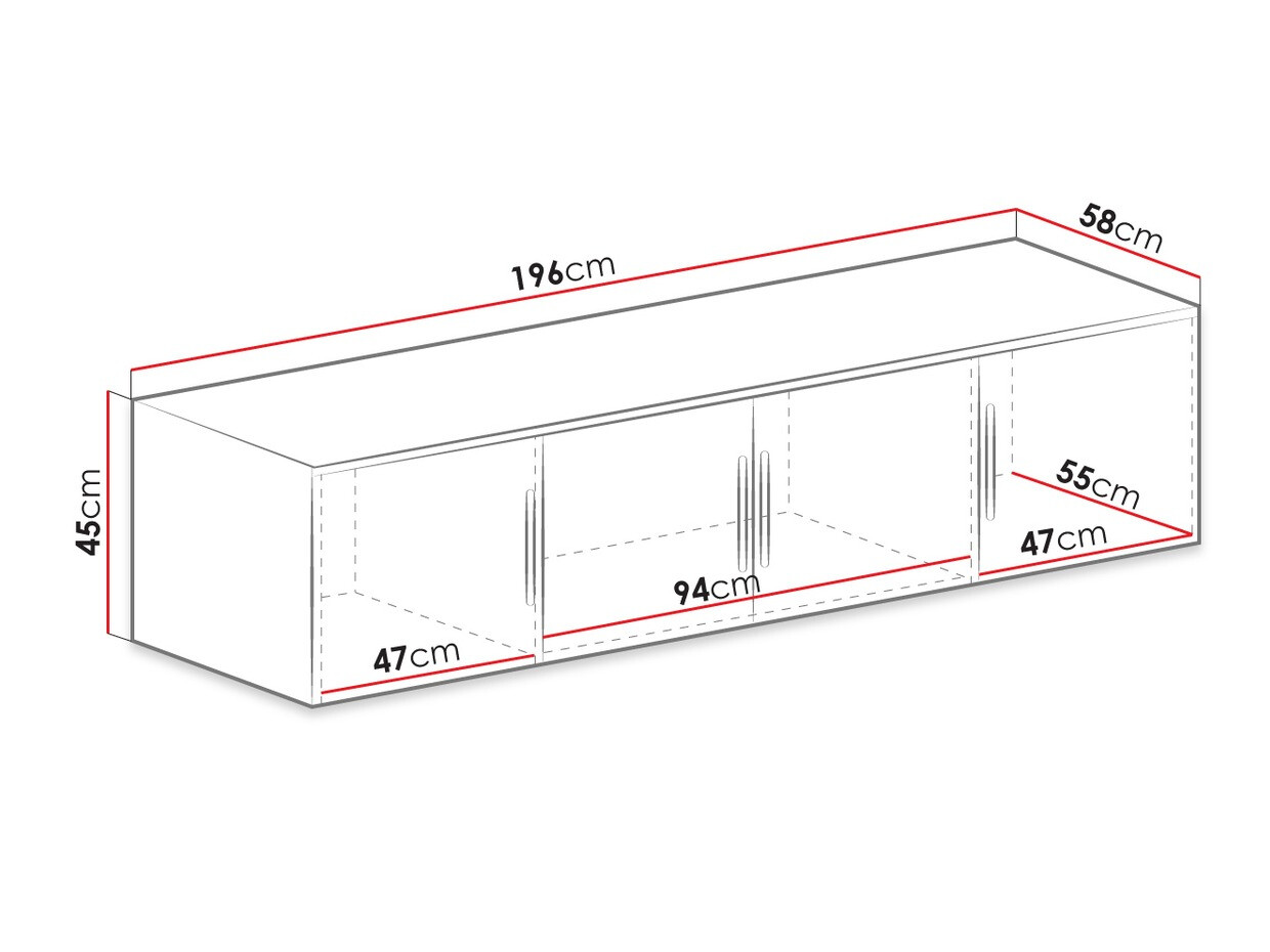 Ormarić Dortivu (Grafit)