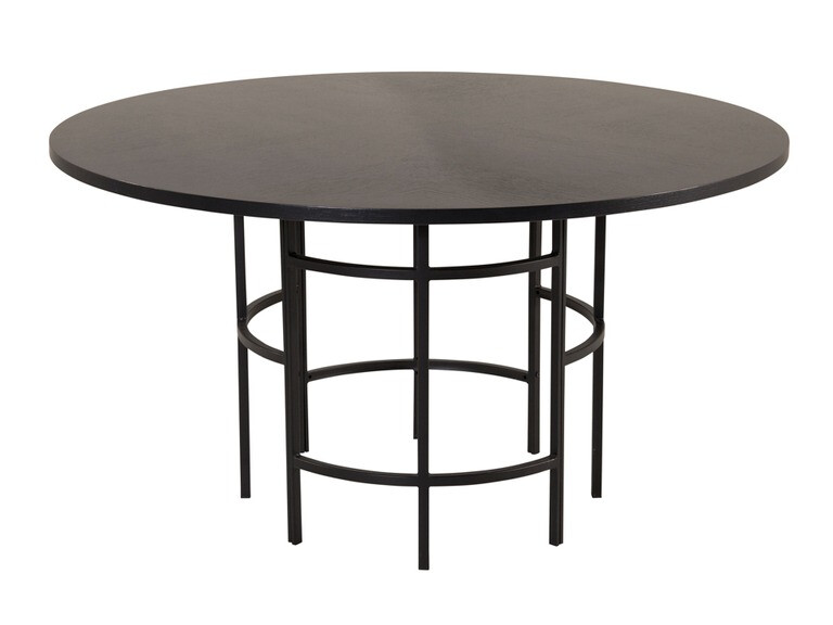 Blagovaonski set Dallas 2386 (Crna + Krem)