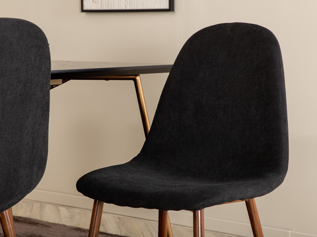 Blagovaonski set Dallas 2713 (Crna + Orah)