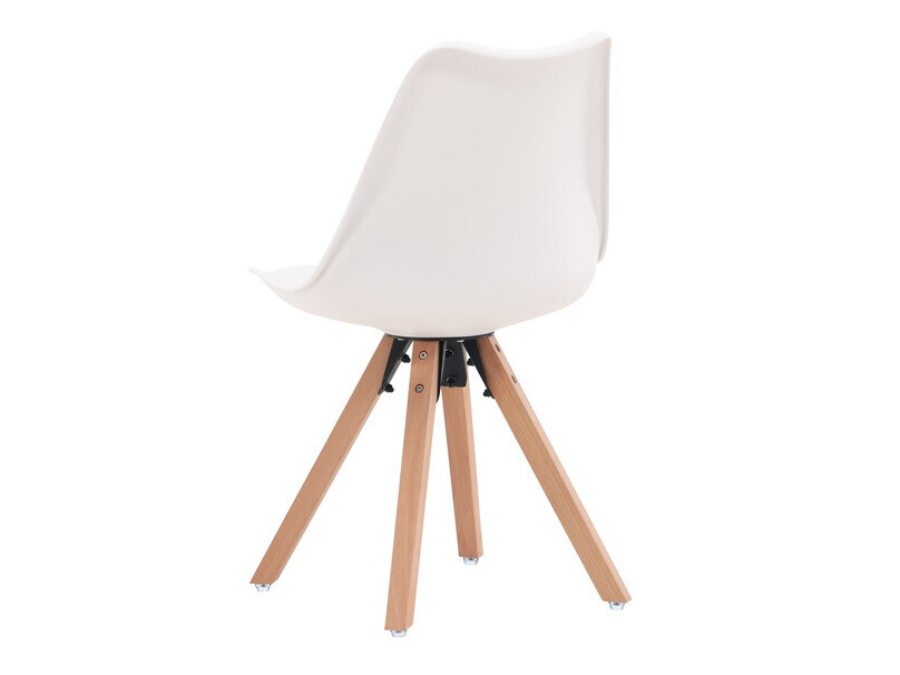 Stolica Dallas 3478 (Bijela + Svijetlo drvo)