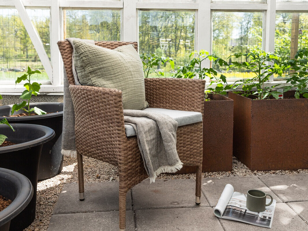 Vrtna stolica Dallas 3475 (Smeđa + Siva)