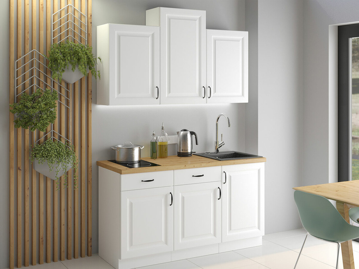 Modularni ormarić s ladicom i vratima Retro White 105