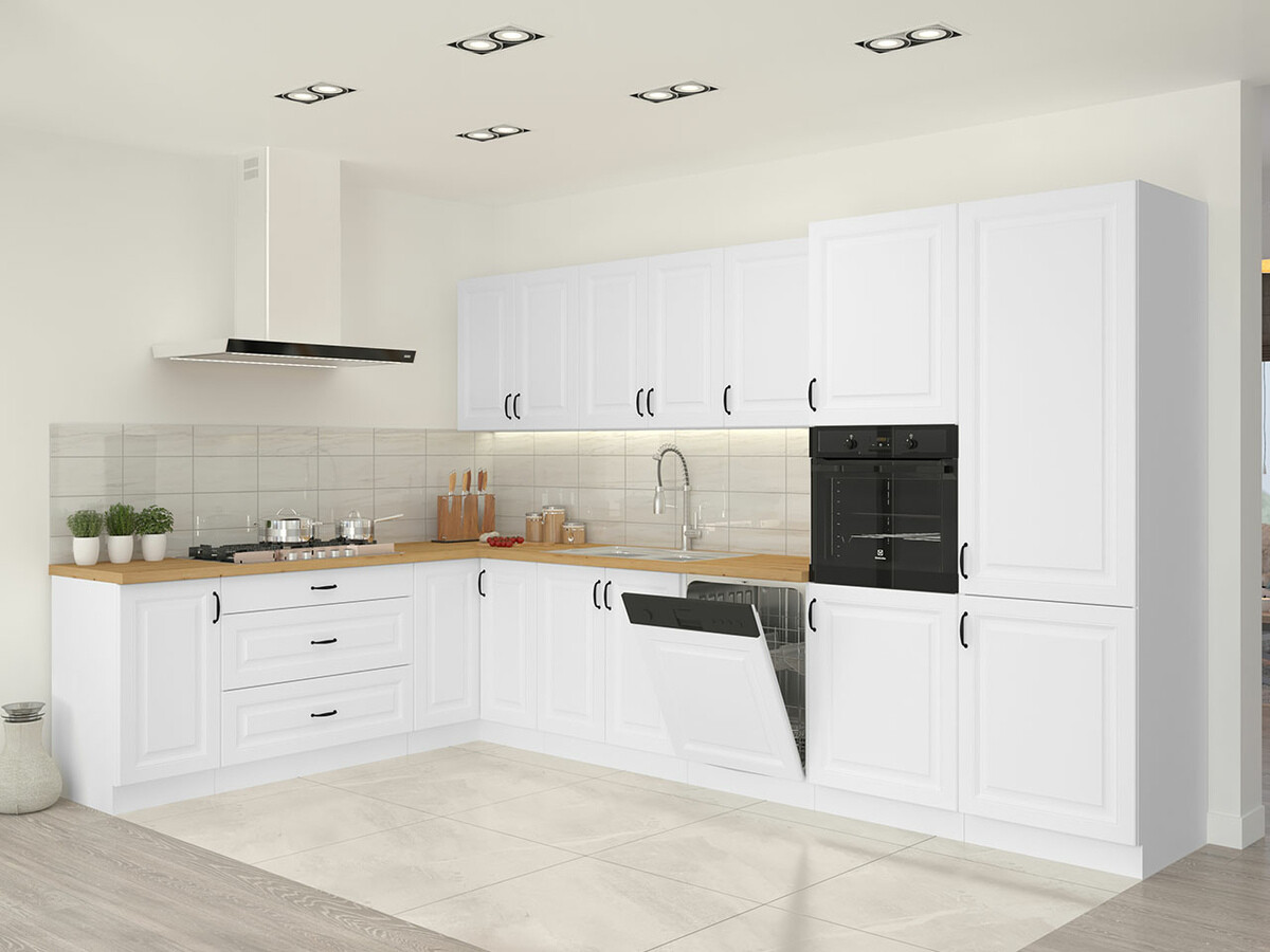 Modularni ormarić s vratima Retro White 107