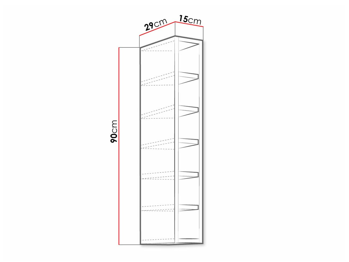 Zidna polica Retro White 122