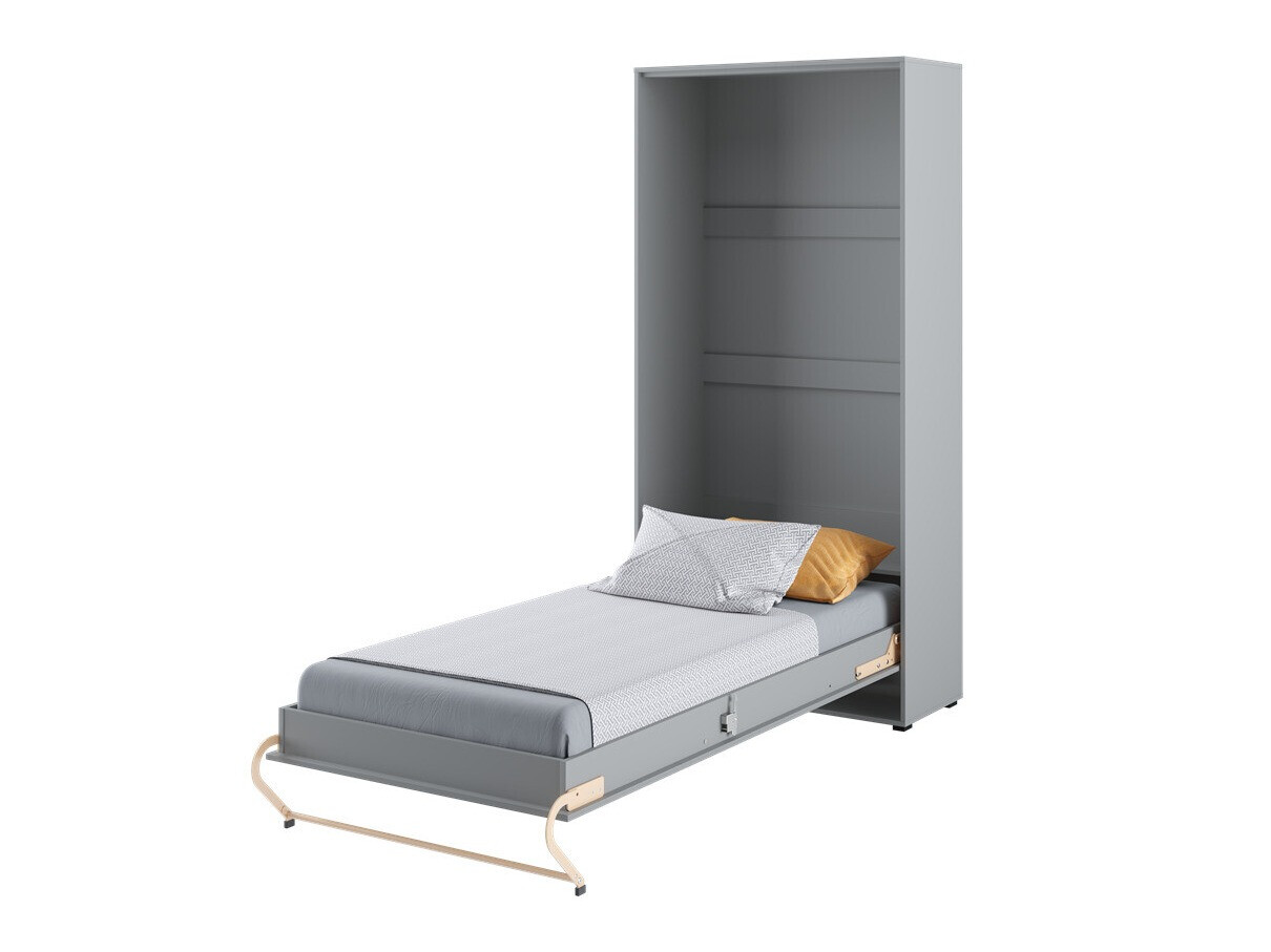Zidni krevet Concept Pro Lenart Levfere 108 (Siva)