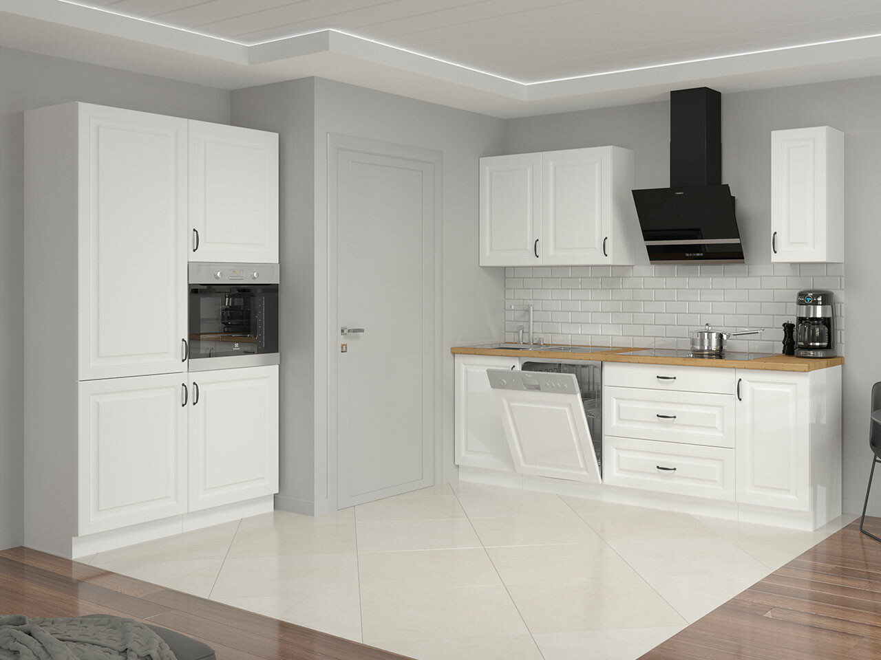 Modularan kuhinjski set Retro White 149