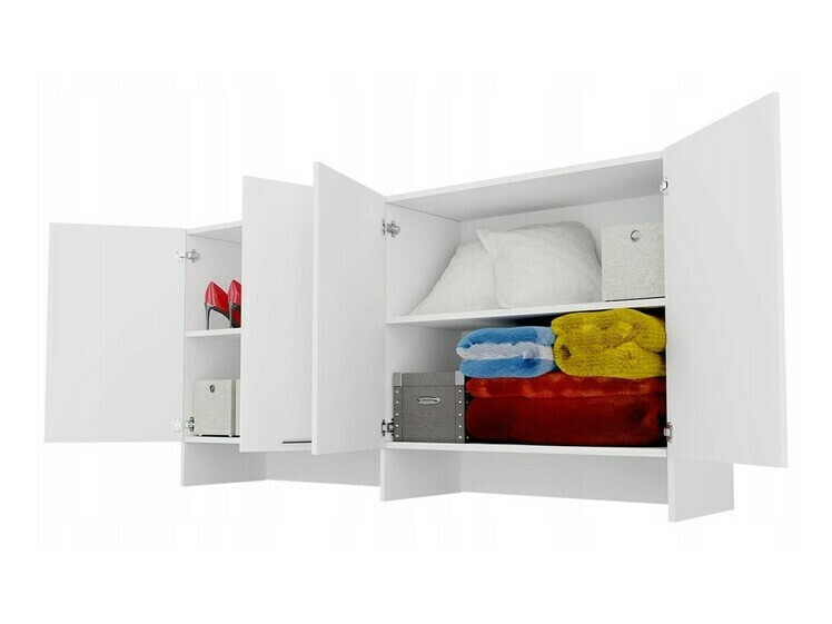 Ormarić Concept Pro Lenart Levfere 114 (Bijela)