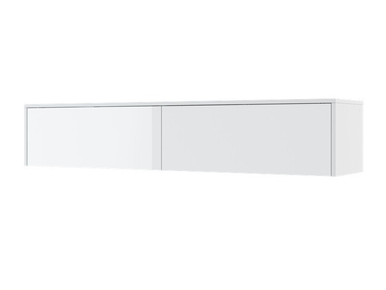 Zidni ormarić Concept Pro Lenart (Sjajno bijela + Bijela)