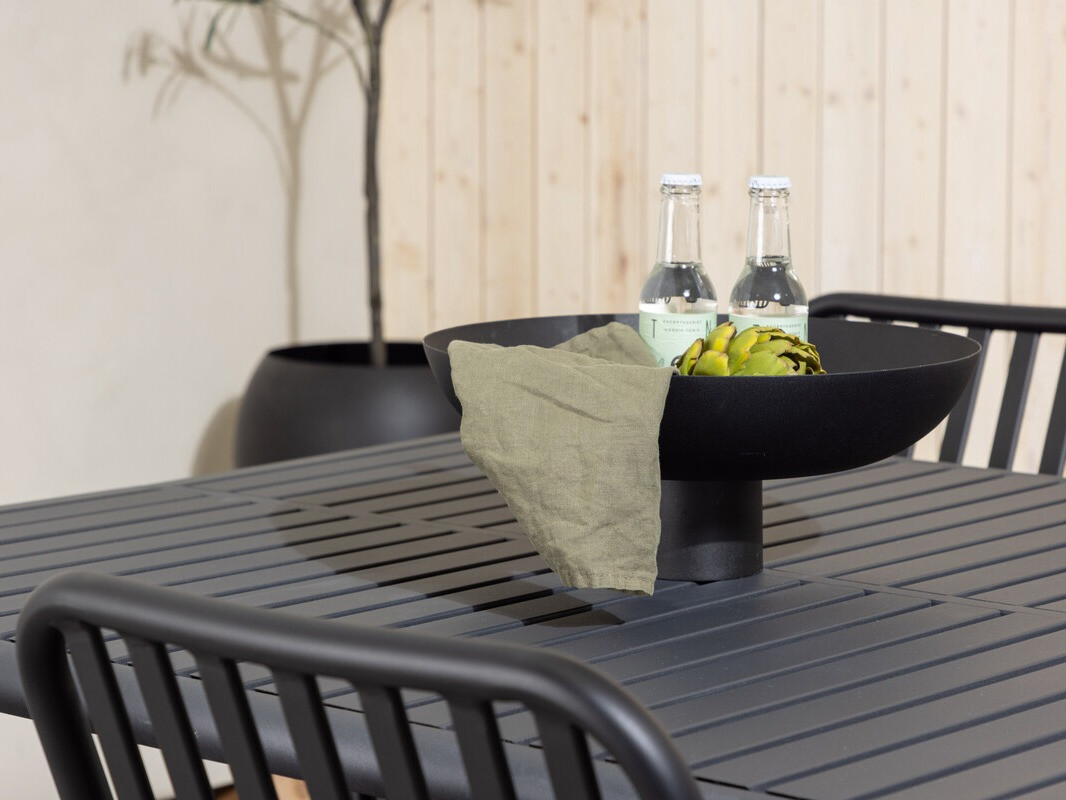 Set stola i stolica Dallas 3541 (Crna)