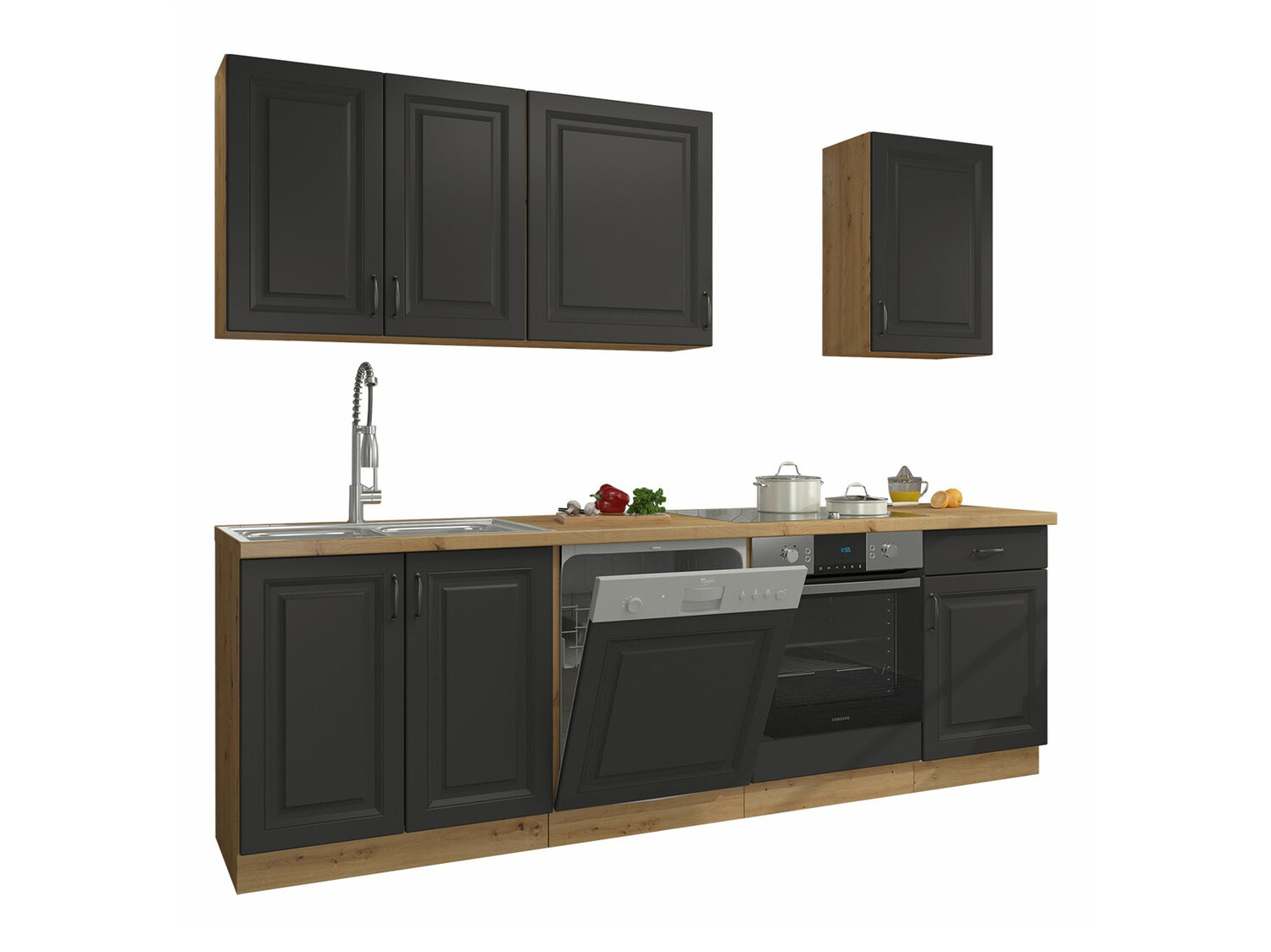 Modularan kuhinjski set Retro Grey 150
