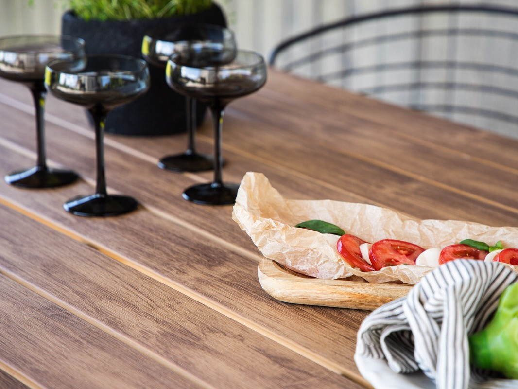 Vrtni stol Dallas 3890 (Crna + Smeđa)