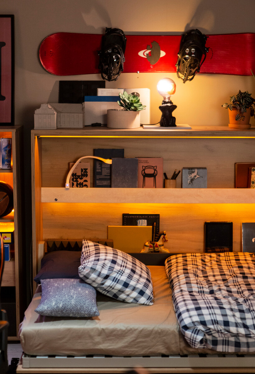 Zidni krevet Concept Pro Lenart Levfere 104