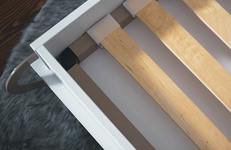 Zidni krevet Concept Pro Lenart Levfere 109 (Siva)