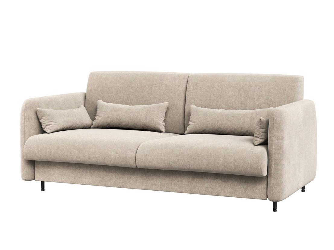 Zidni krevet Concept Pro Lenart Levfere 138 (Hrast Artisan + Bež)