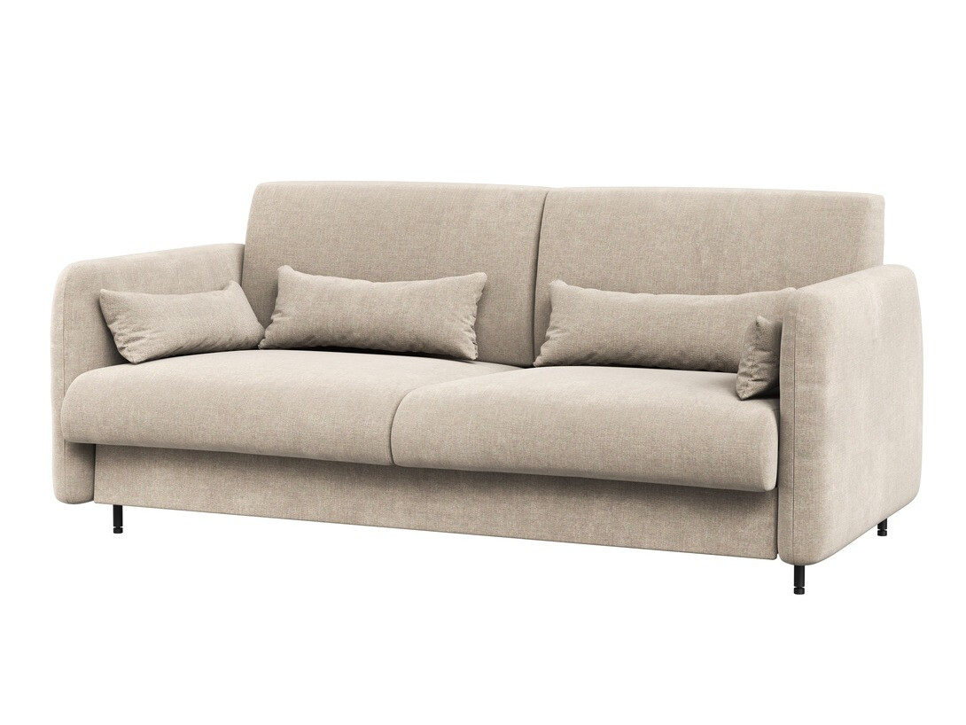 Zidni krevet Concept Pro Lenart Levfere 138 (Hrast Artisan + Bež)