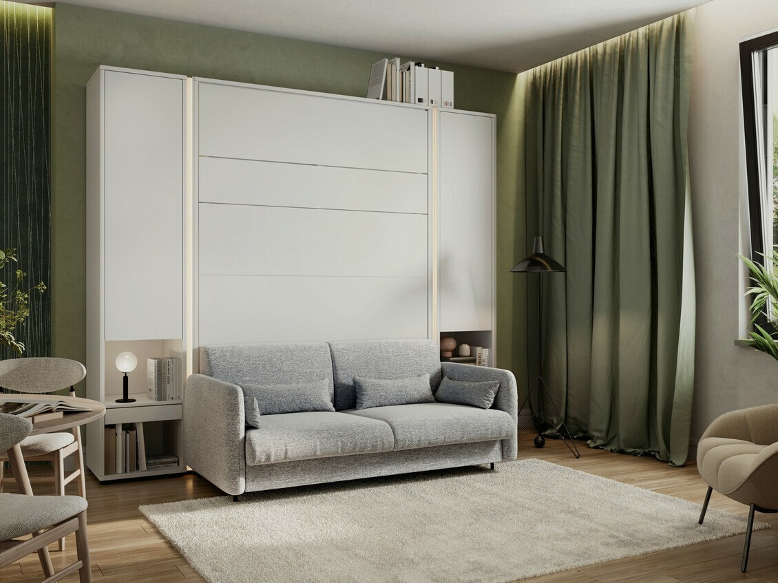 Set namještaja Concept Pro Lenart Levfere 139 (Bijela + Siva)