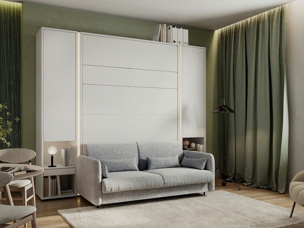 Set namještaja Concept Pro Lenart VI (Bijela + Siva)